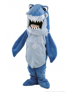 Shark mascotte kostuum 1 (promotie cijfers)